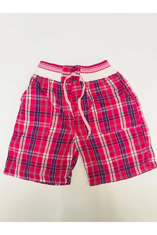 Детские шорты для девочек с принтом Baby Slon Kids Clup, Fuchsia