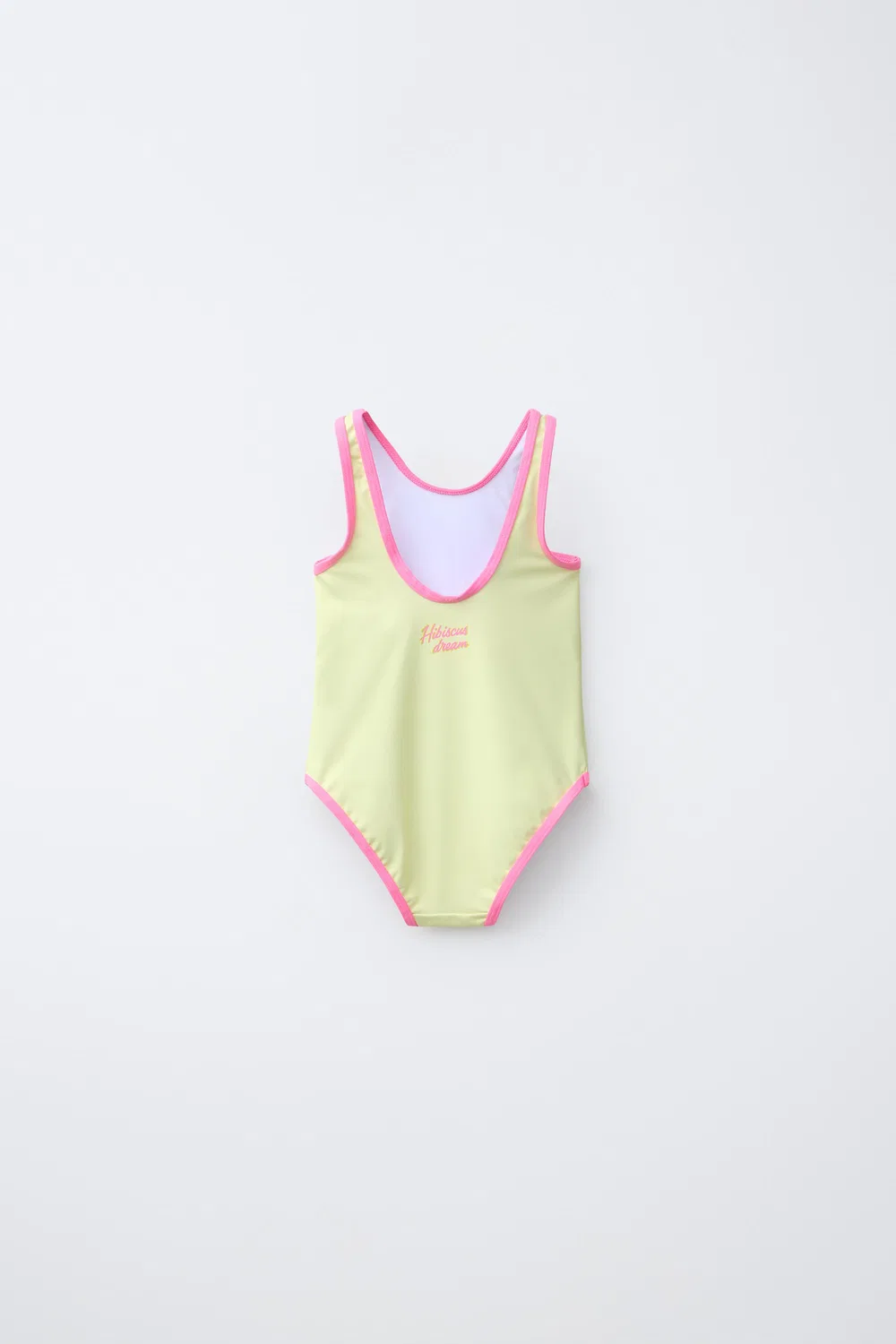 2-6 лет / Купальник с цветком гибискуса ZARA, Fuchsia — фото 2