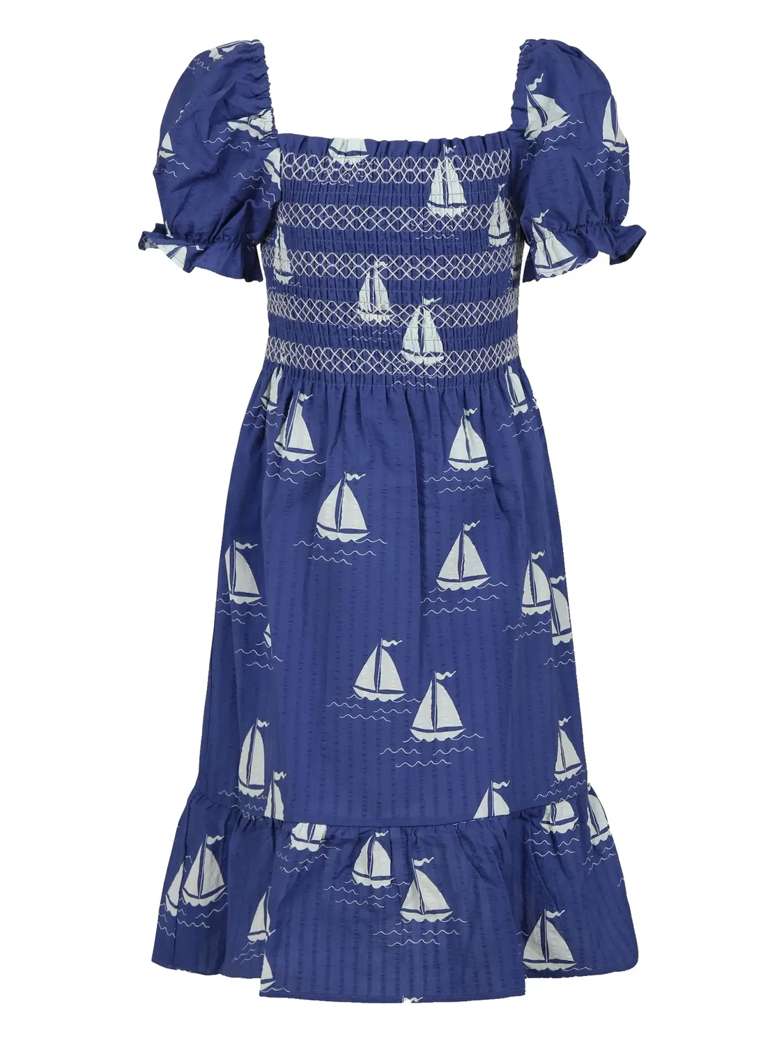 Платье Sailing Boats Mini Rodini, синий