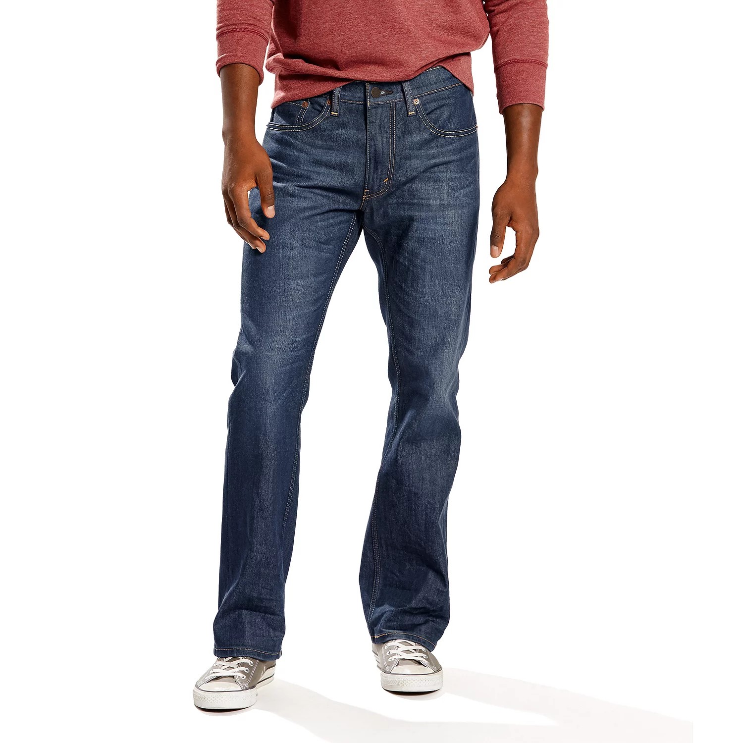 Джинсы Levi's Big & Tall 559 Relaxed Straight-Fi, приглушенный синий