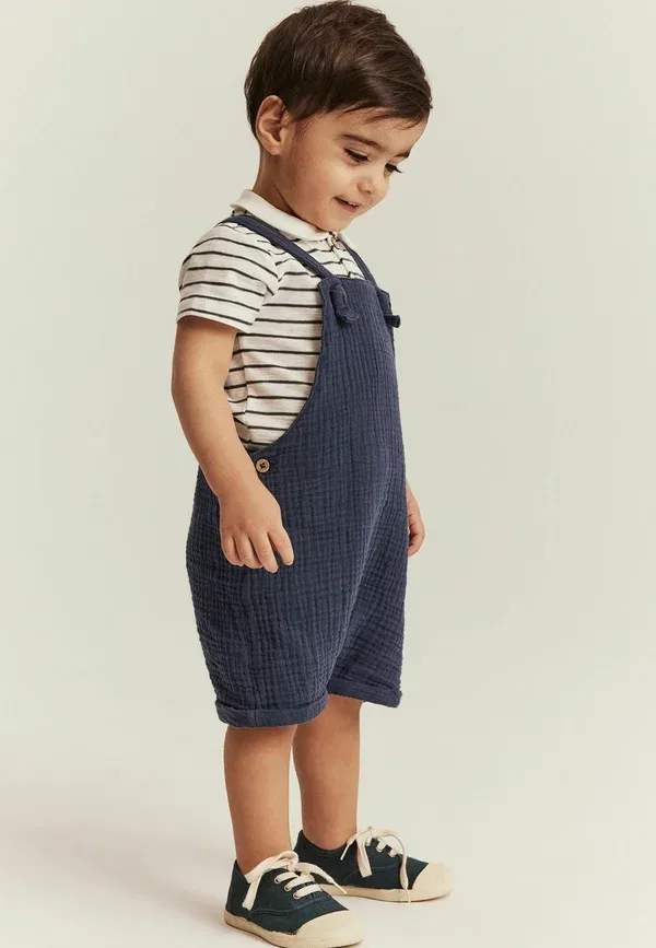 Комбинезон хлопковый Dungarees Newbie, темно-синий