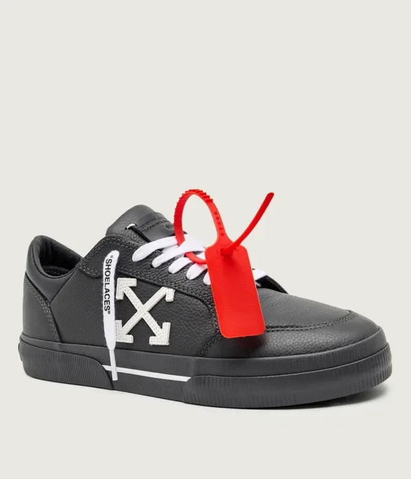 Кроссовки VULC LOW из кожи Off White, графитовый
