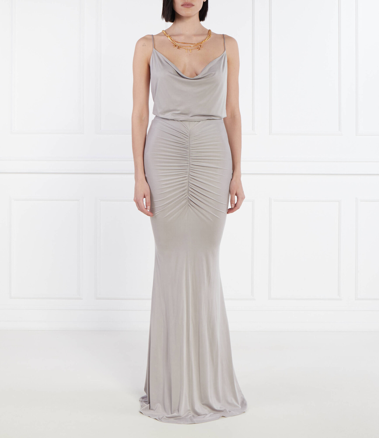 

Платье Elisabetta Franchi, серый