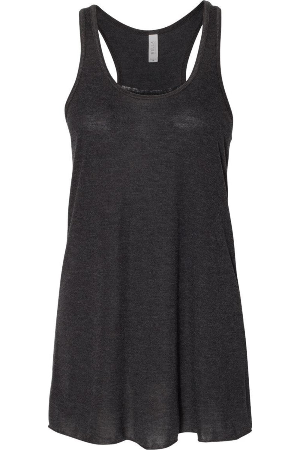 

Женская струящаяся майка-борцовка BELLA + CANVAS, цвет black heather