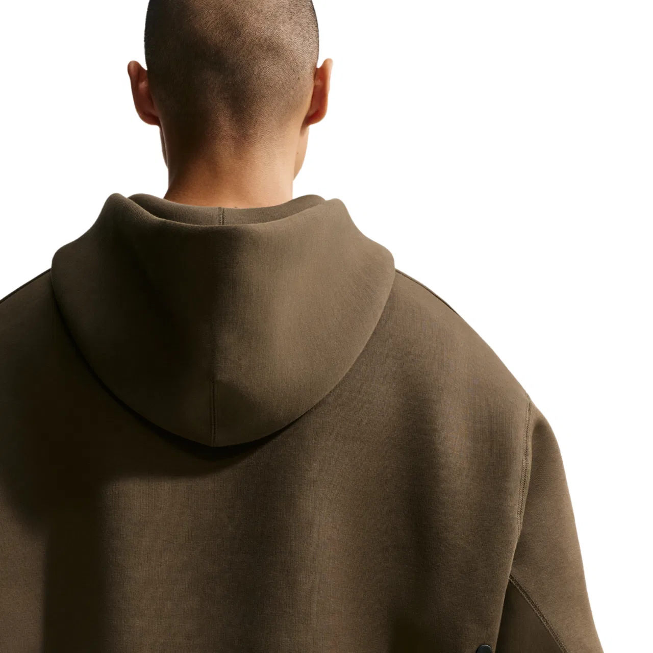 Мужское худи Nike Tech Ergo Pullover, цвет Black/Olive — фото 2