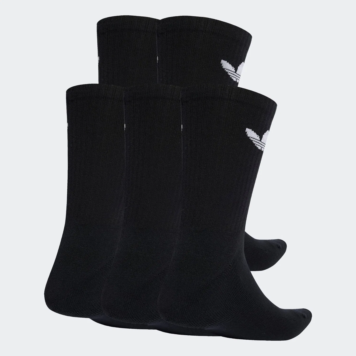 Мужские спортивные носки с логотипом Trefoil Adidas Originals, Black — фото 2