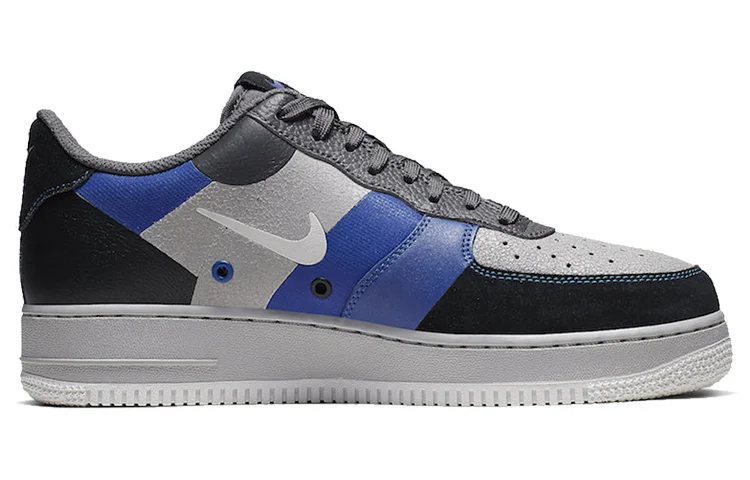 Кроссовки Nike Air Force 1 Low Atmosphere Grey Game Royal — фото 2