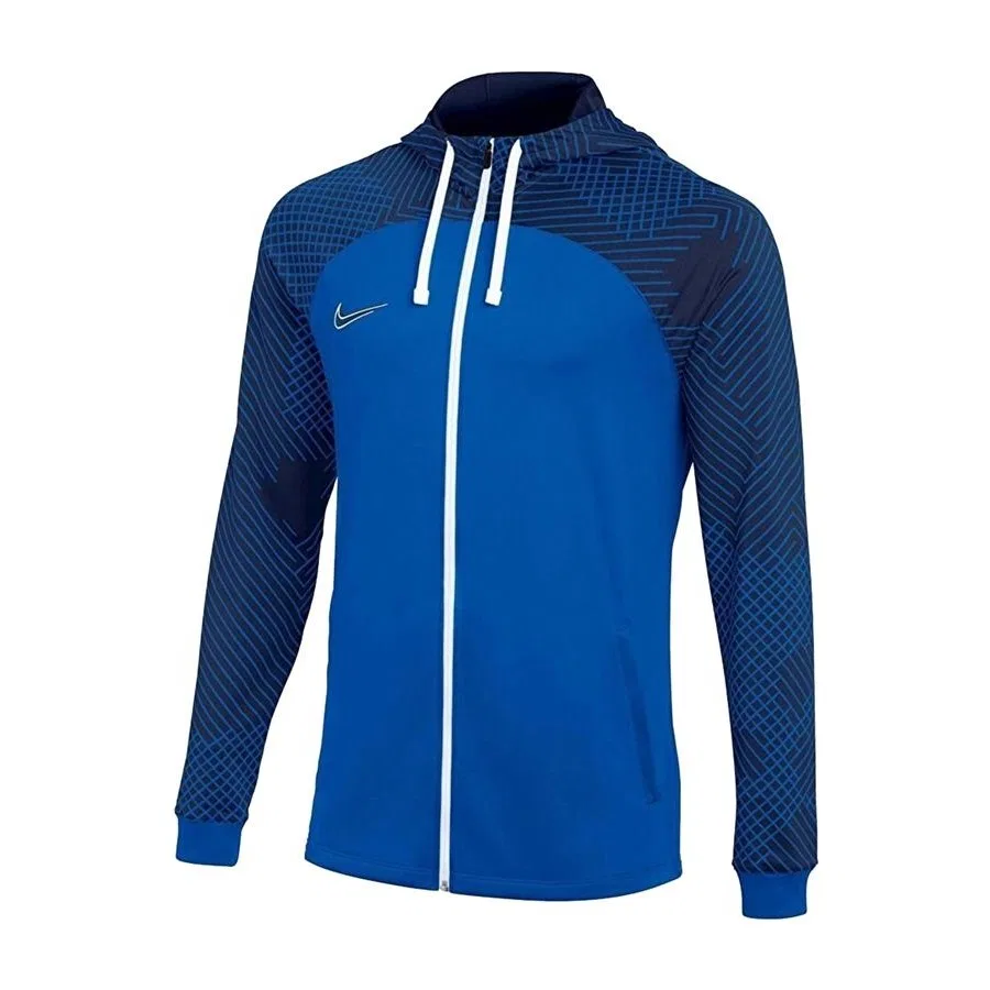 Мужской свитшот с капюшоном Nike Df Strk Hd Trk Jkt K, Синий