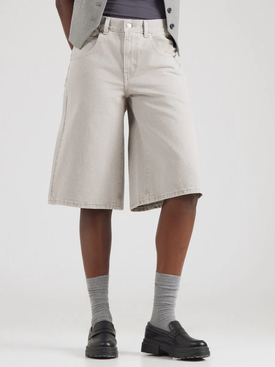 Шорты LEVI'S Baggy Jeans 'Super Baggy' серого цвета — фото 3