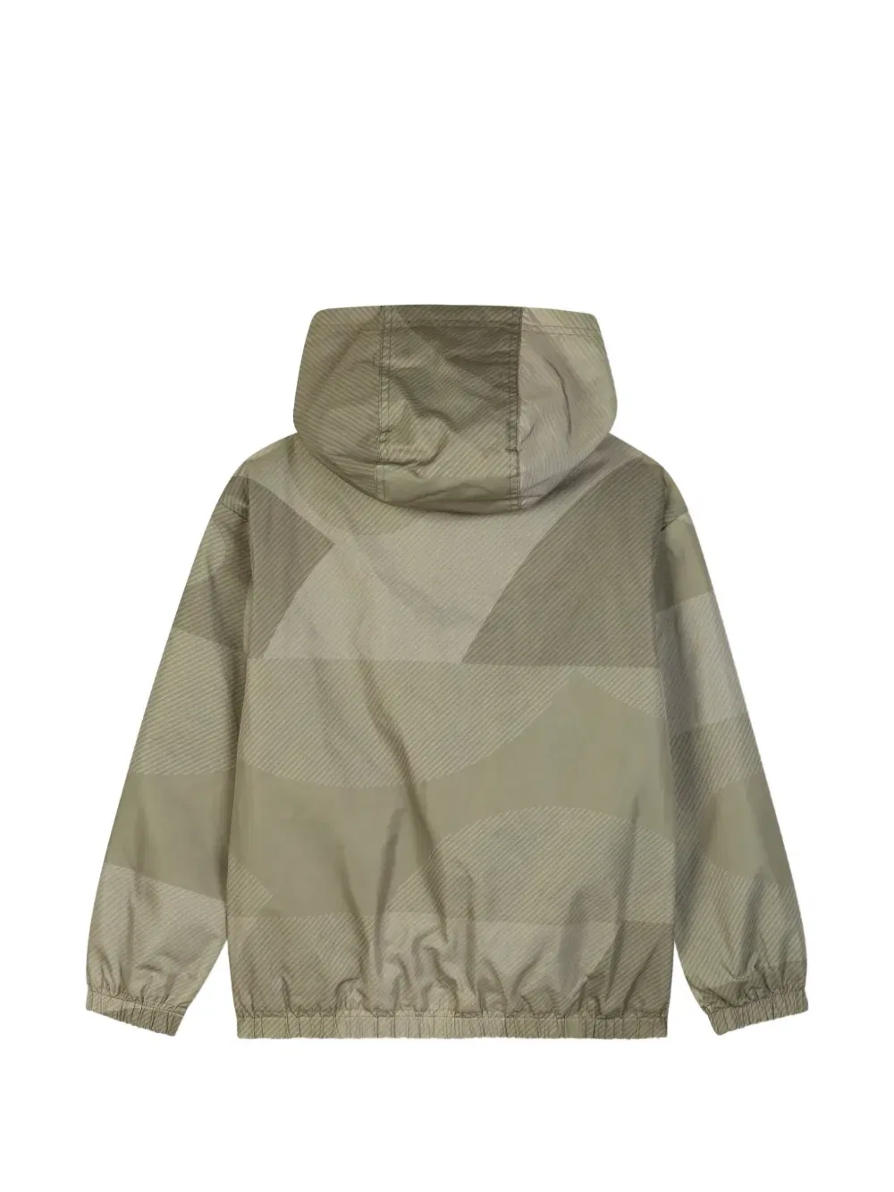 Ветровка с капюшоном и геометричным принтом Boss Kidswear, зеленый — фото 2