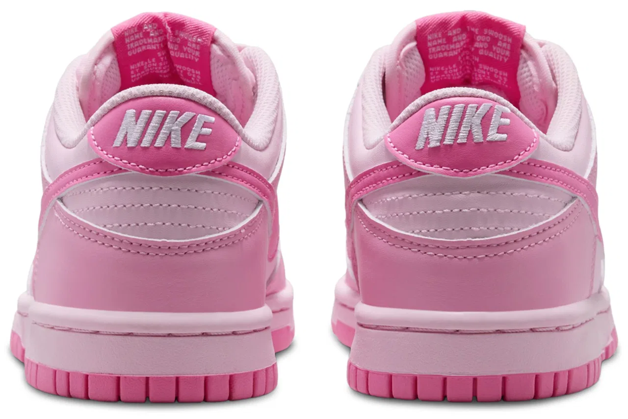 Кроссовки для девочек Dunk Low N Nike, цвет Pink Rise/Playful Pink/Pink Foam — фото 3