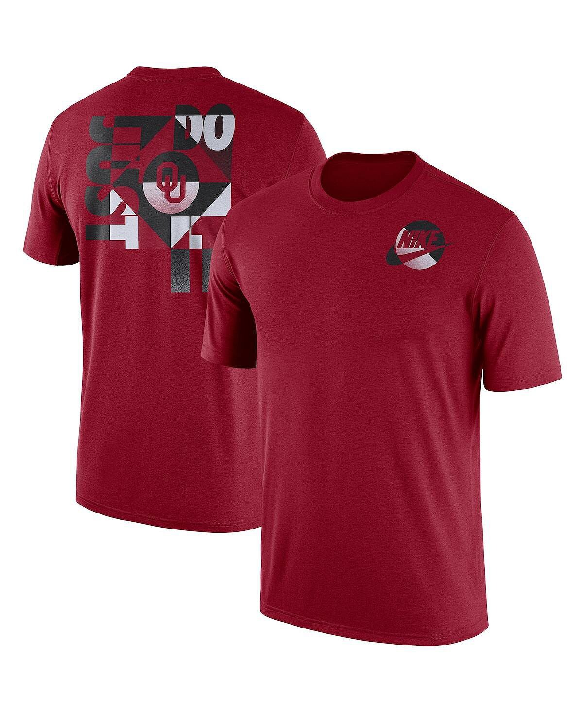 

Мужская футболка crimson oklahoma sooners just do it max 90 Nike