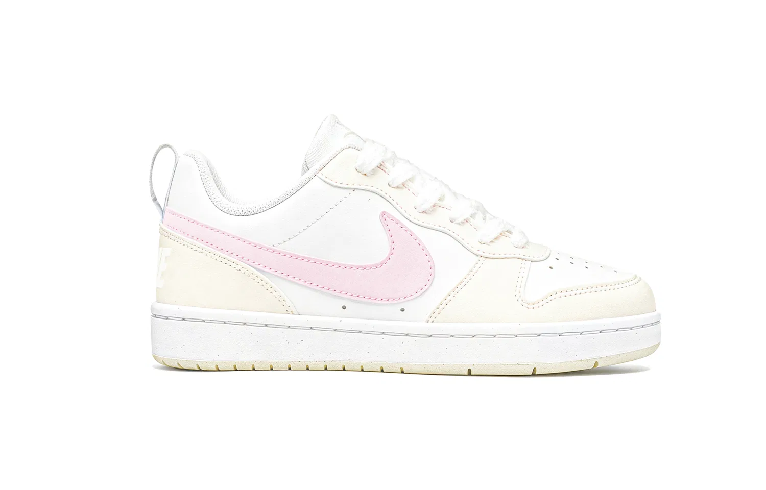 Детские кастомные кроссовки Nike Court Borough Peach Catwalk Style, Цвет Custard — фото 3