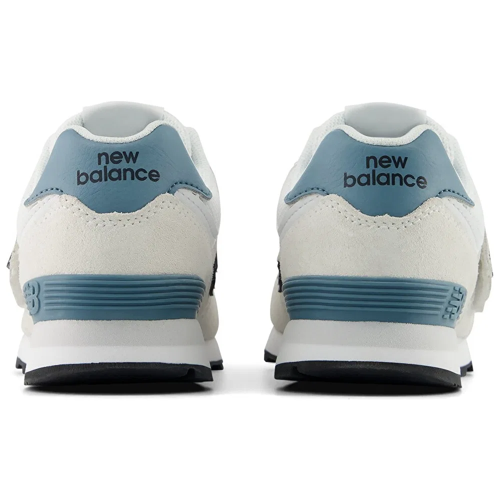 Детские кроссовки New Balance 574, серые, на липучках New Balance — фото 4