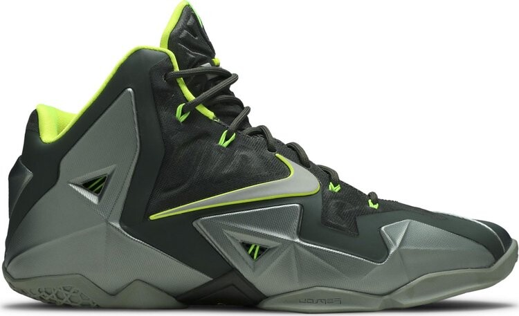 

Кроссовки Nike LeBron 11 'Dunkman', зеленый, Зеленый;серый, Кроссовки Nike LeBron 11 'Dunkman', зеленый