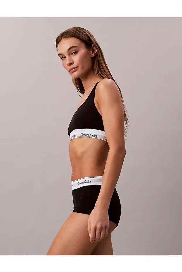 Женский бюстгальтер с квадратным вырезом на тонких бретелях Calvin Klein, Black1 — фото 3