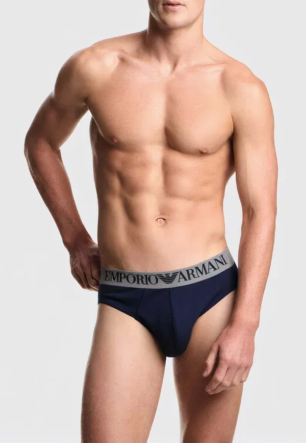 Комплект трусов Emporio Armani, синий/серый