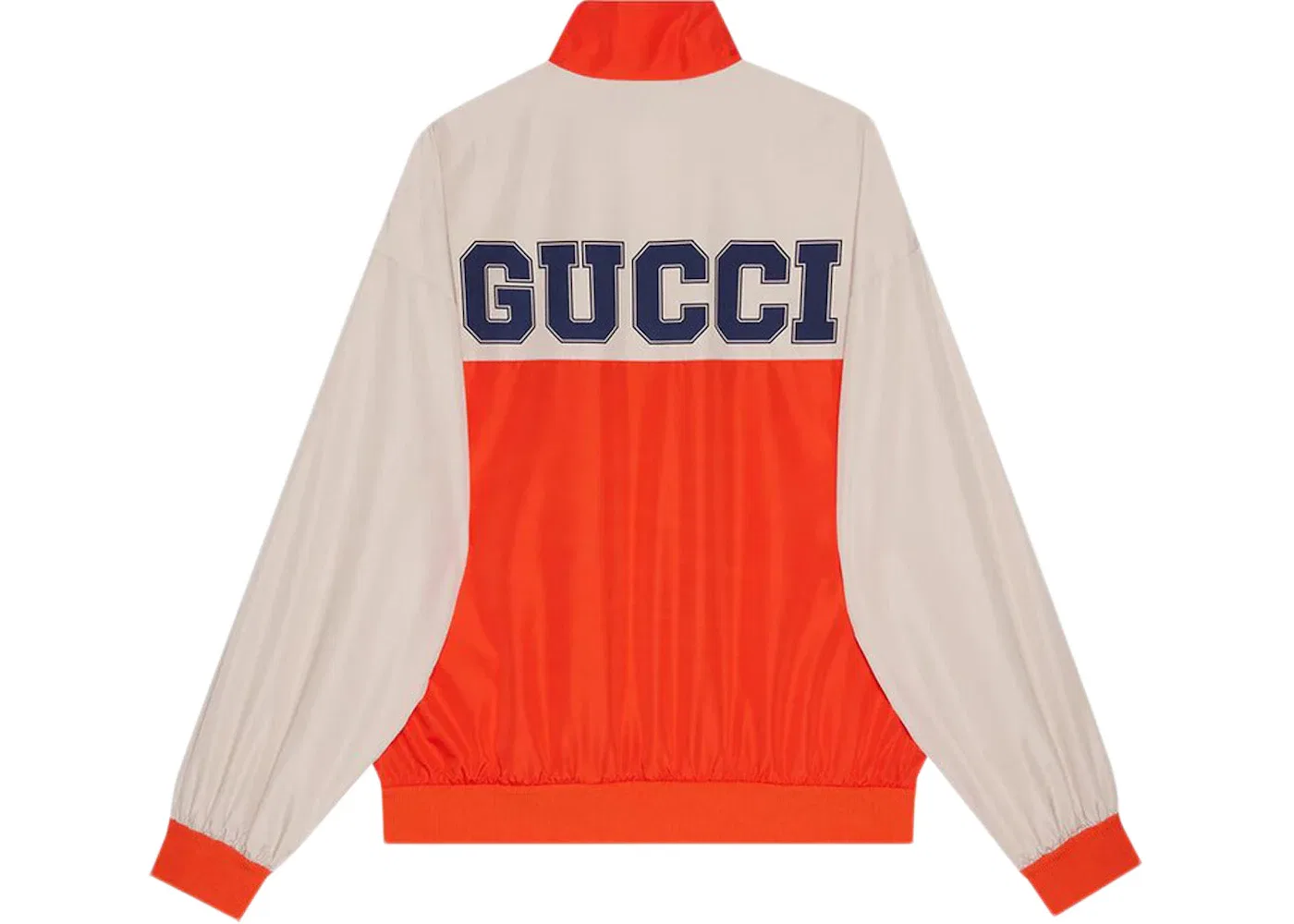 Мужская куртка-олимпийка с длинным рукавом Track Jacket Gucci, Orange Ivory — фото 2