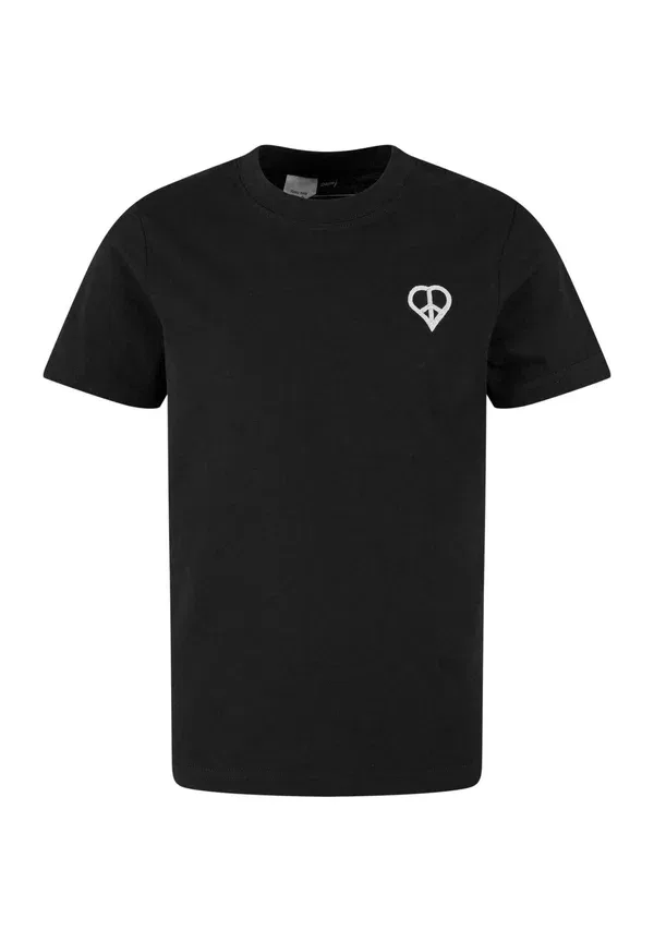Футболка с принтом Peace Lovesign Mister Tee, черный
