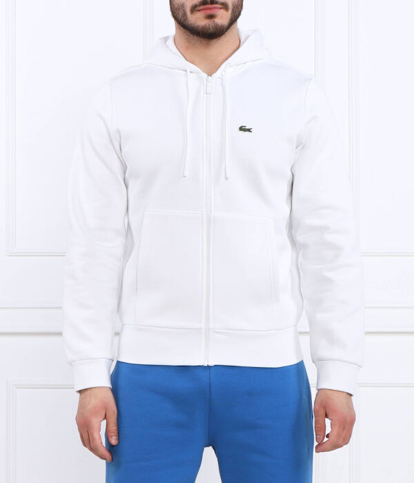 

Толстовка Lacoste классического кроя, белый
