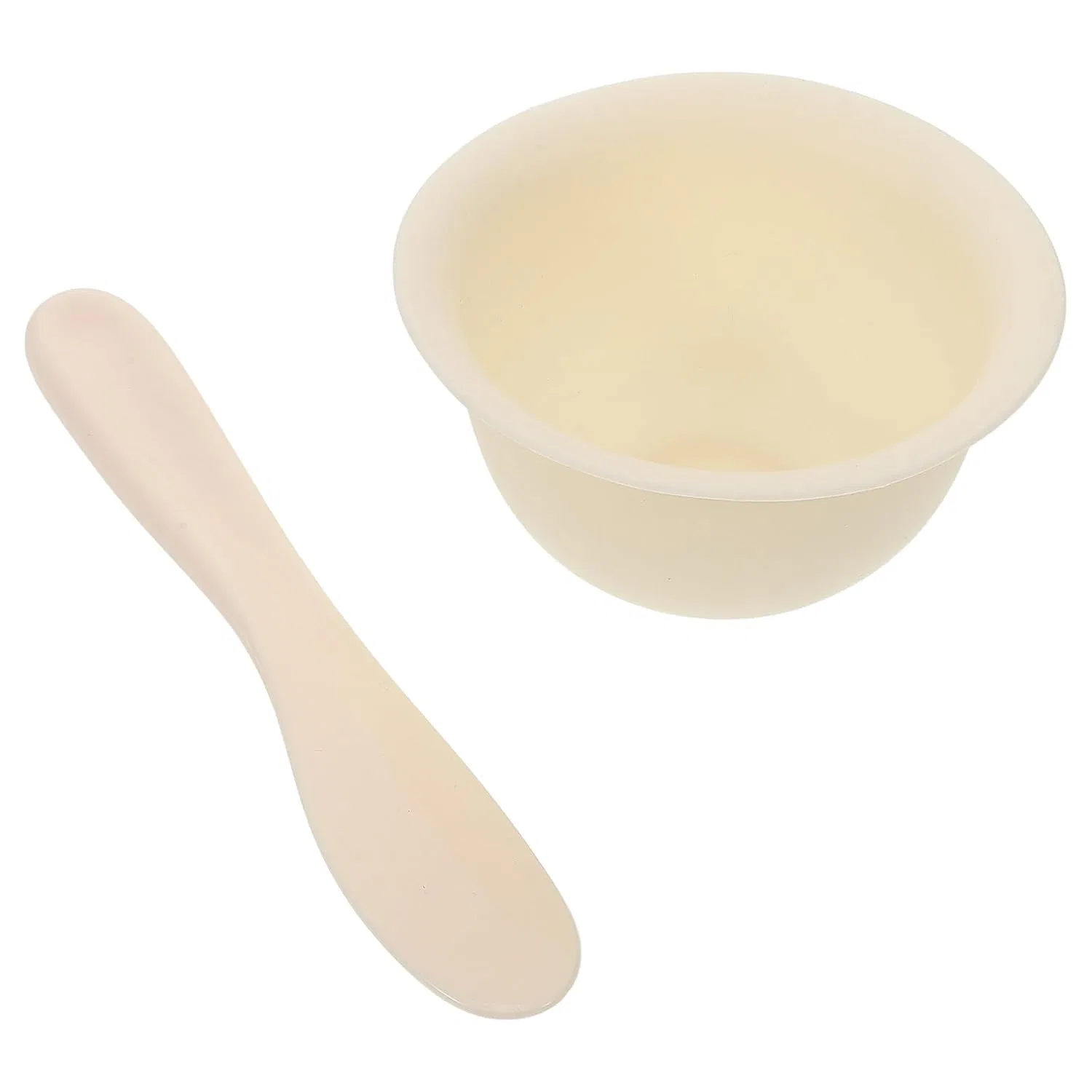 Набор силиконовых мисок для масок с аппликатором, WRITWAA, 2 шт, Beige