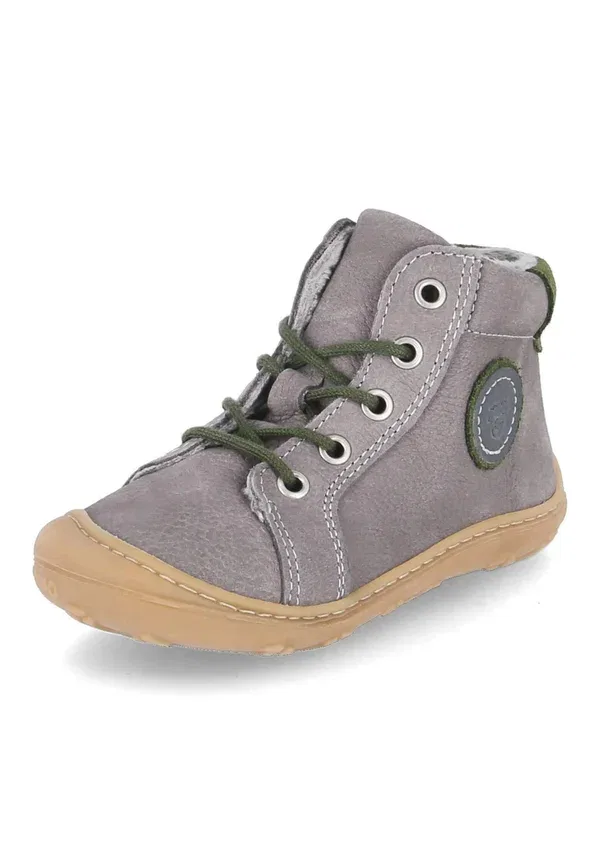 Кроссовки на шнуровке Suede Pepino, серый
