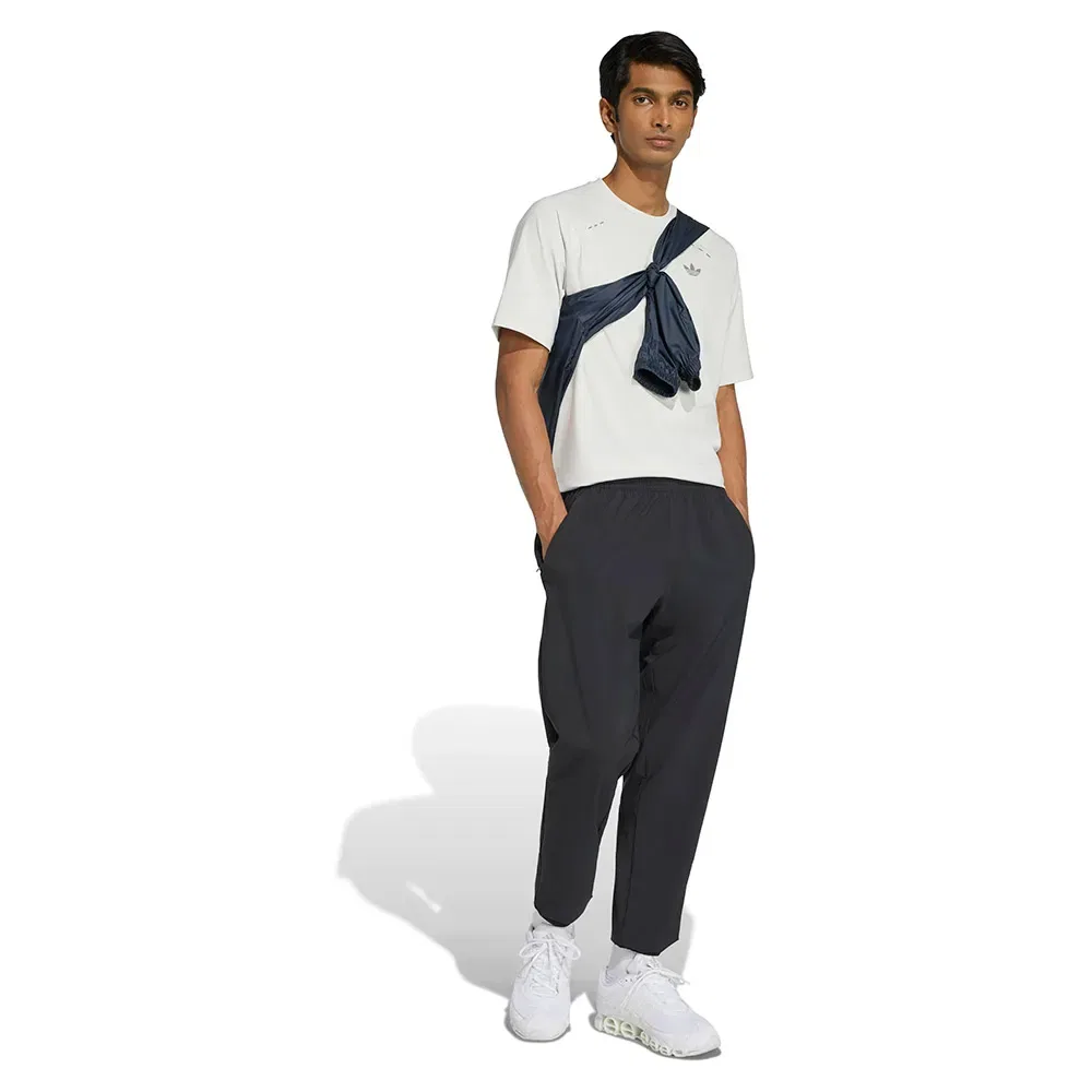 Футболка с коротким рукавом Tech Trefoil Essentials Adidas Originals, белый — фото 4