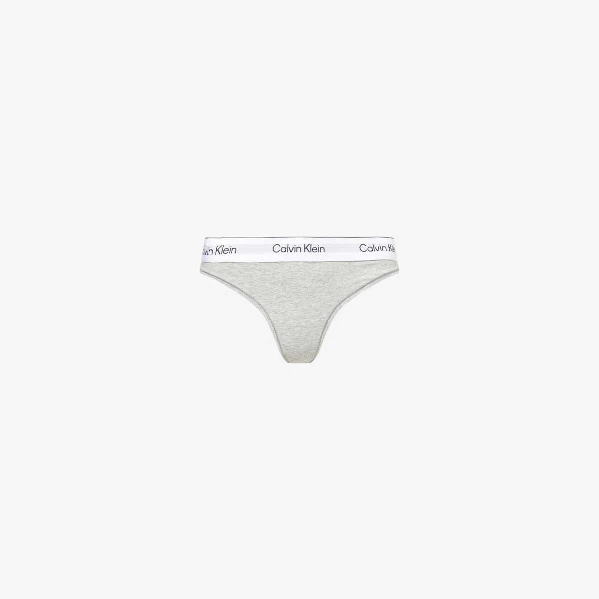 Трусики-стринги icon из смеси модала и хлопка Calvin Klein, серый