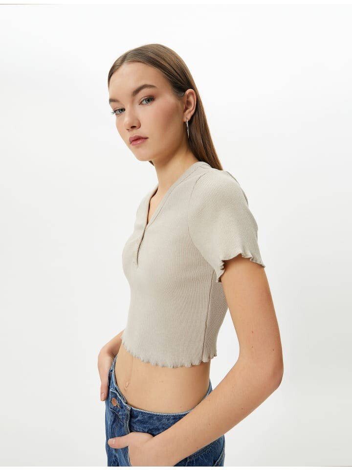 

Футболка KOTON T shirt, бежевый