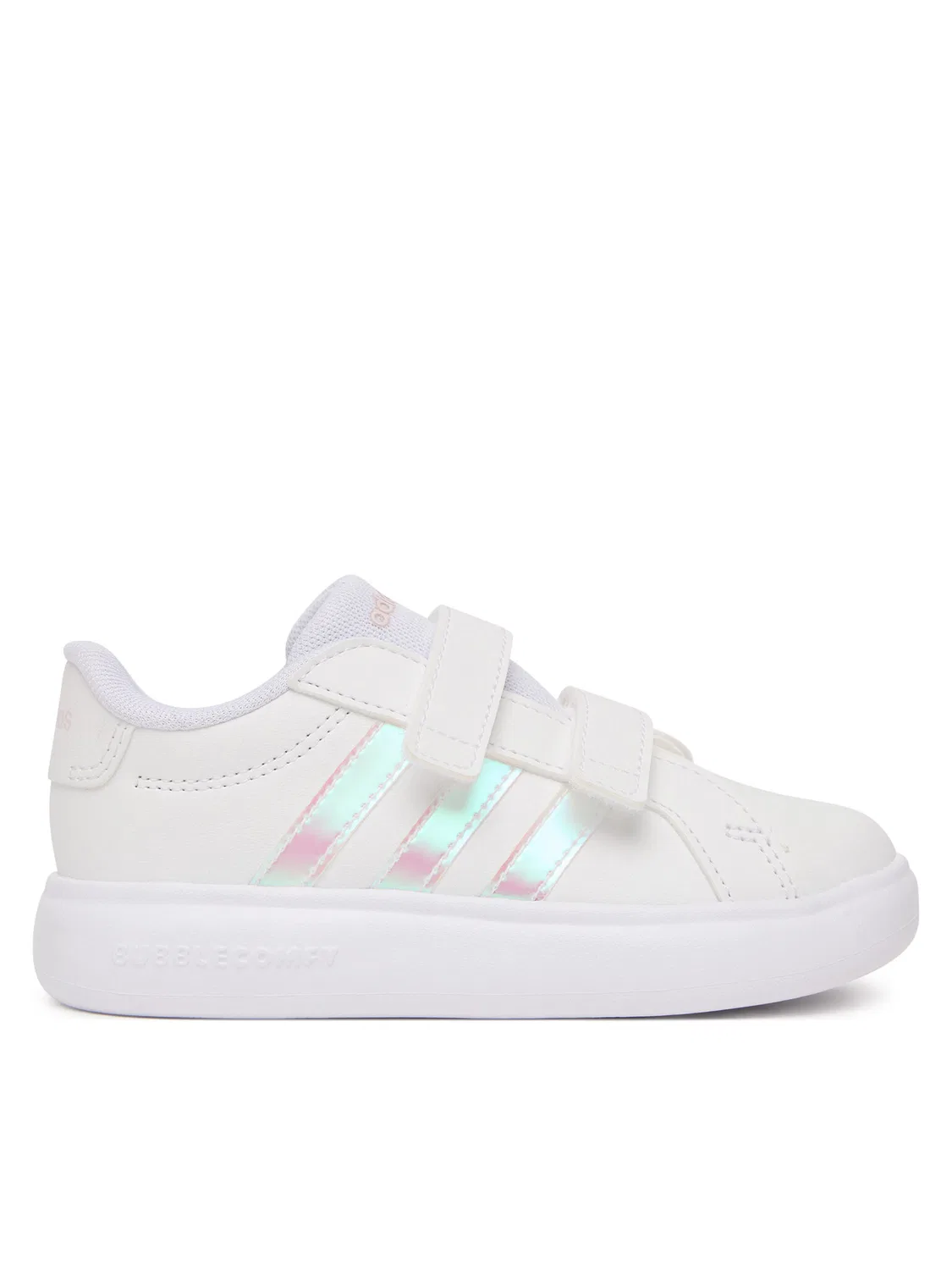 Кроссовки для девочки Grand Court Bubble Shoes Infants Adidas, белый