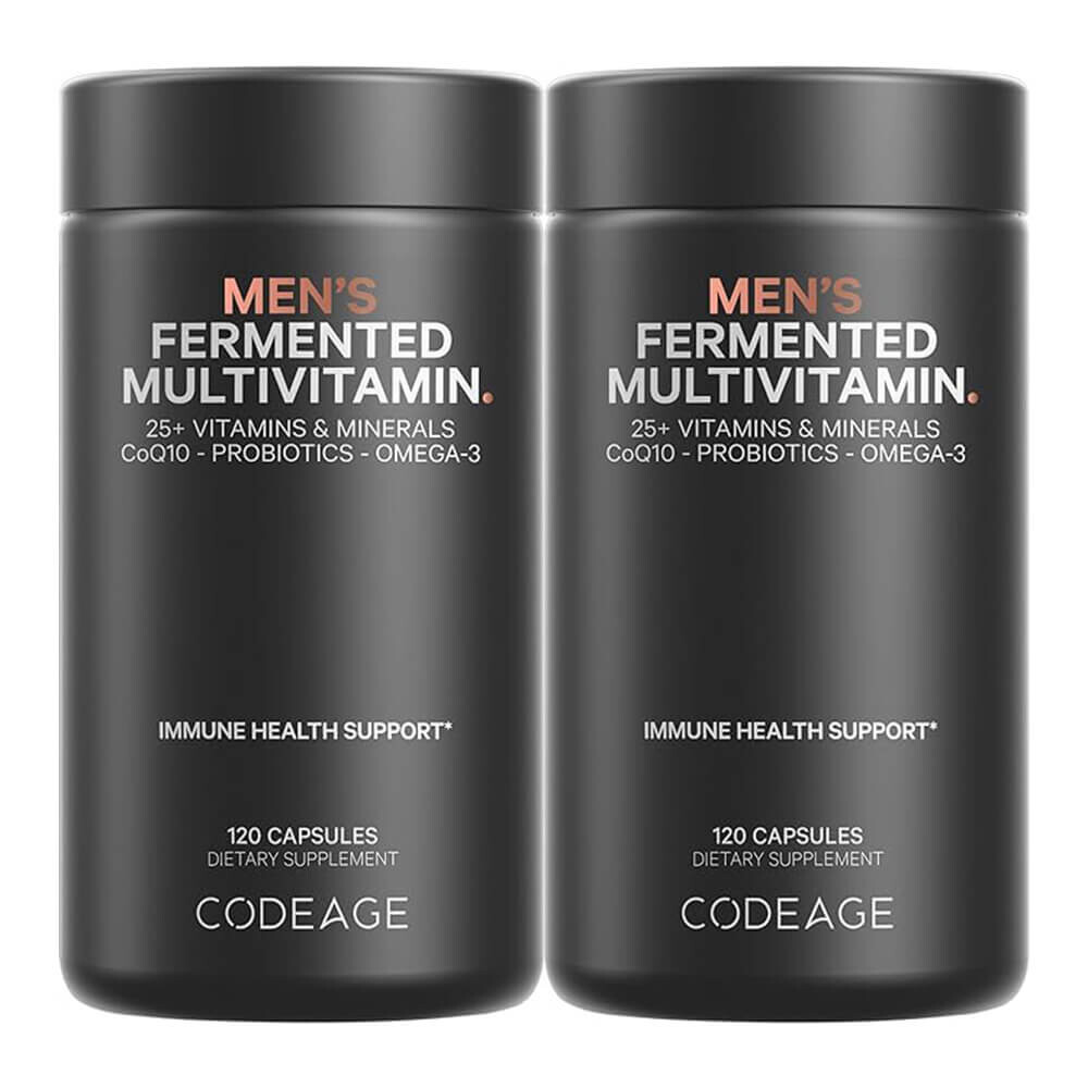 

Мультивитамины для мужчин Codeage (120 капсул, 2 баночки)