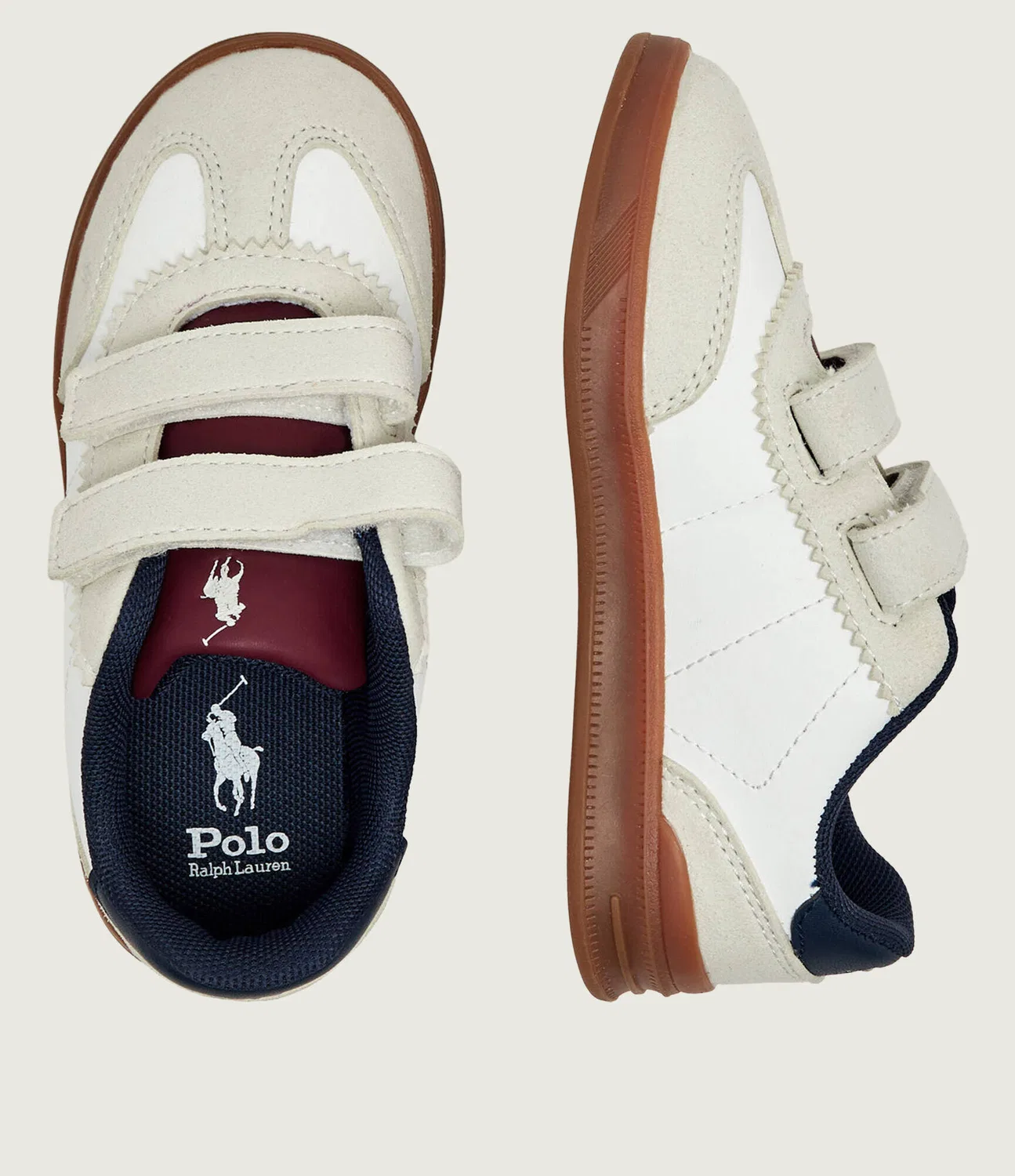 Кроссовки Hollis Ez Polo Ralph Lauren, бежевый — фото 3