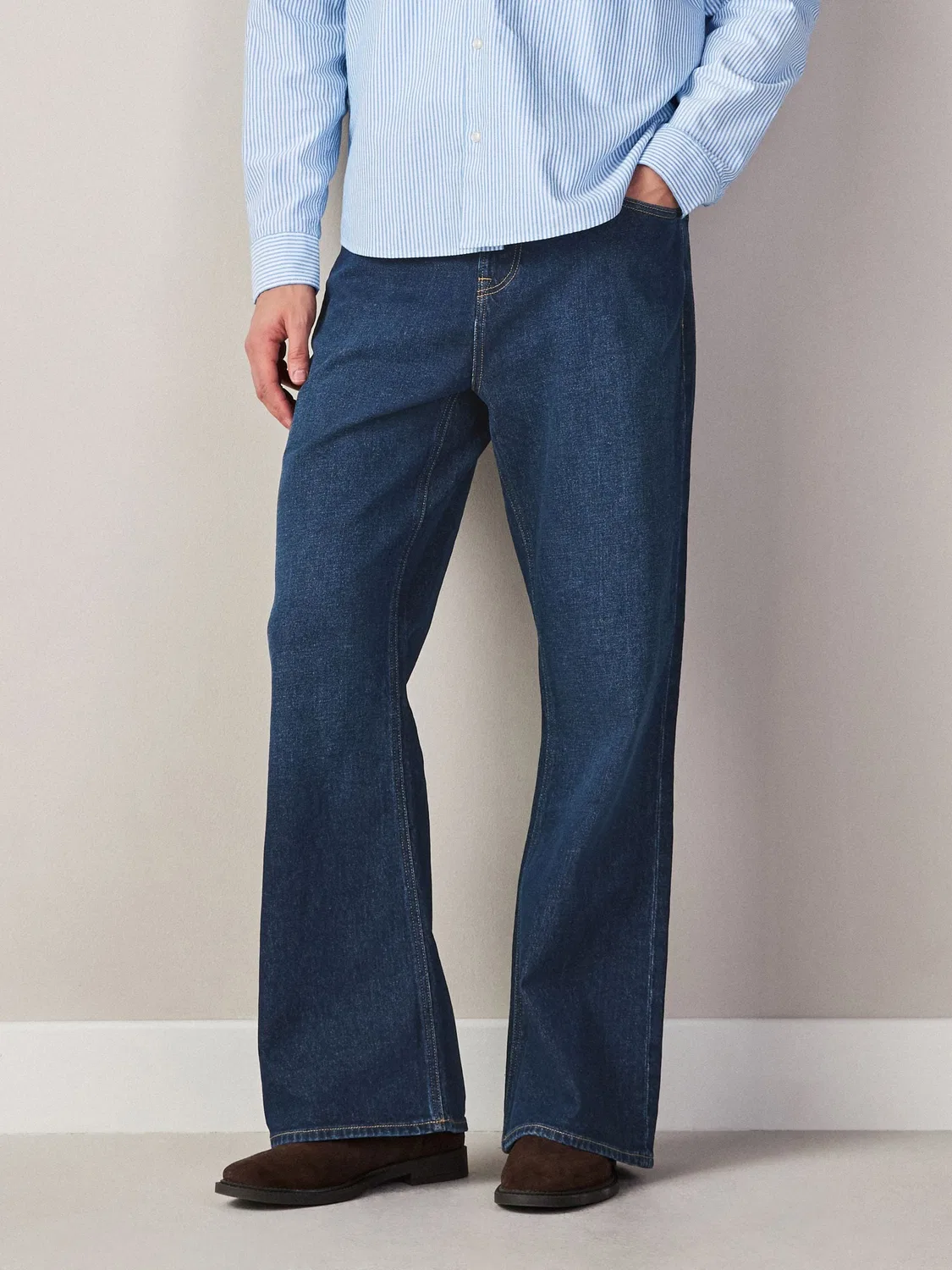 Джинсы клеш, Dark Blue Next