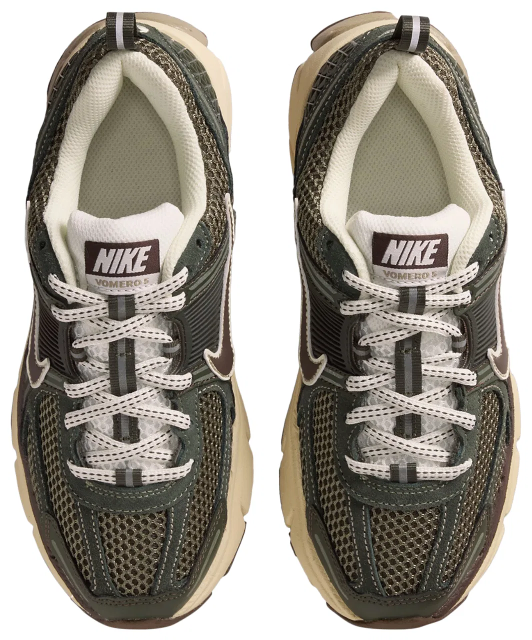 Кроссовки для мальчиков Vomero 5 Nike, цвет Medium Olive/Baroque — фото 4