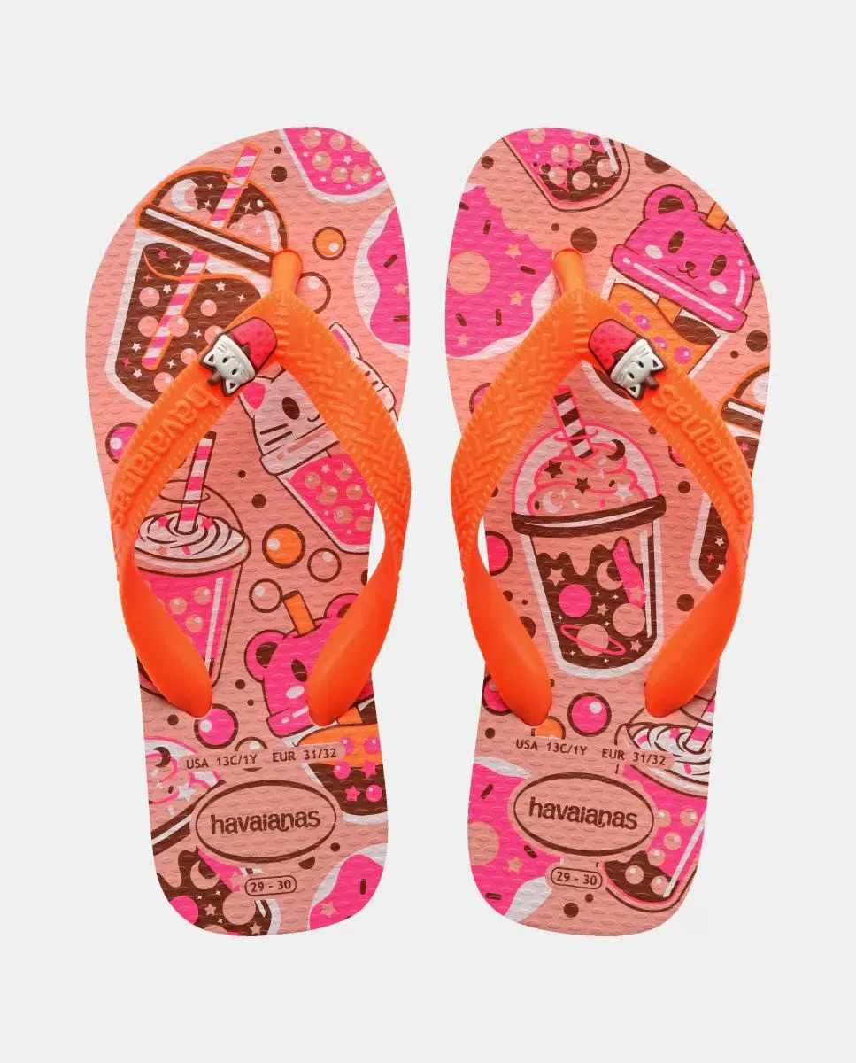 Детские шлепанцы для мальчиков с принтом Havaianas