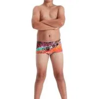 Детские плавки для мальчиков с принтом Glitche Speedo, Schwarz Weiss — фото 2