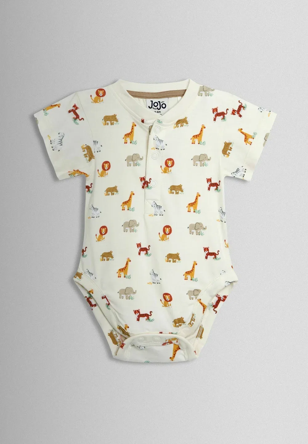 Стандартный крой - короткий рукав, комплект из 2 штук - облегающий крой Jojo Maman Bébé, Natural — фото 3