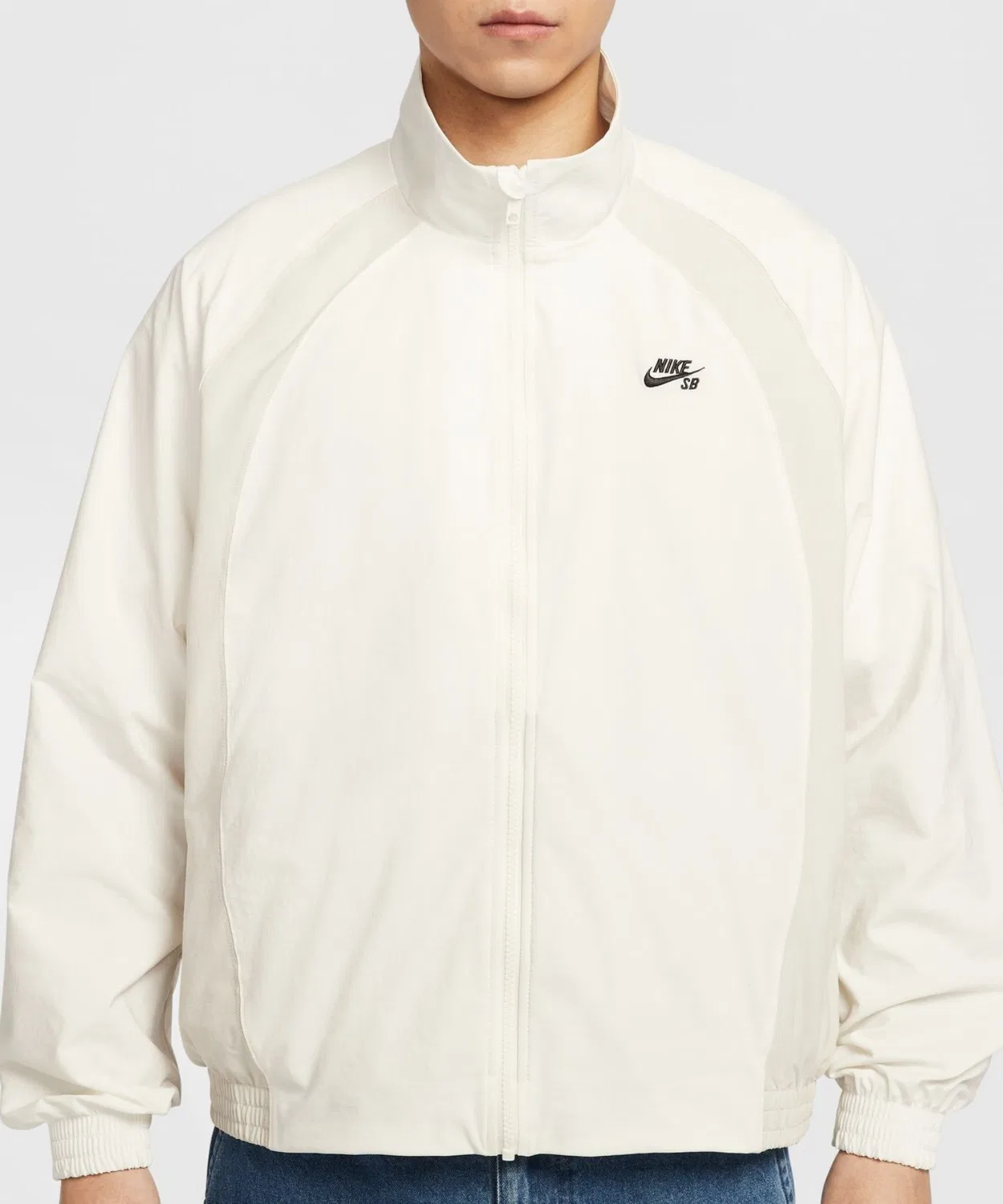 Мужская куртка из нейлона на молнии Nike SB Off White — фото 4
