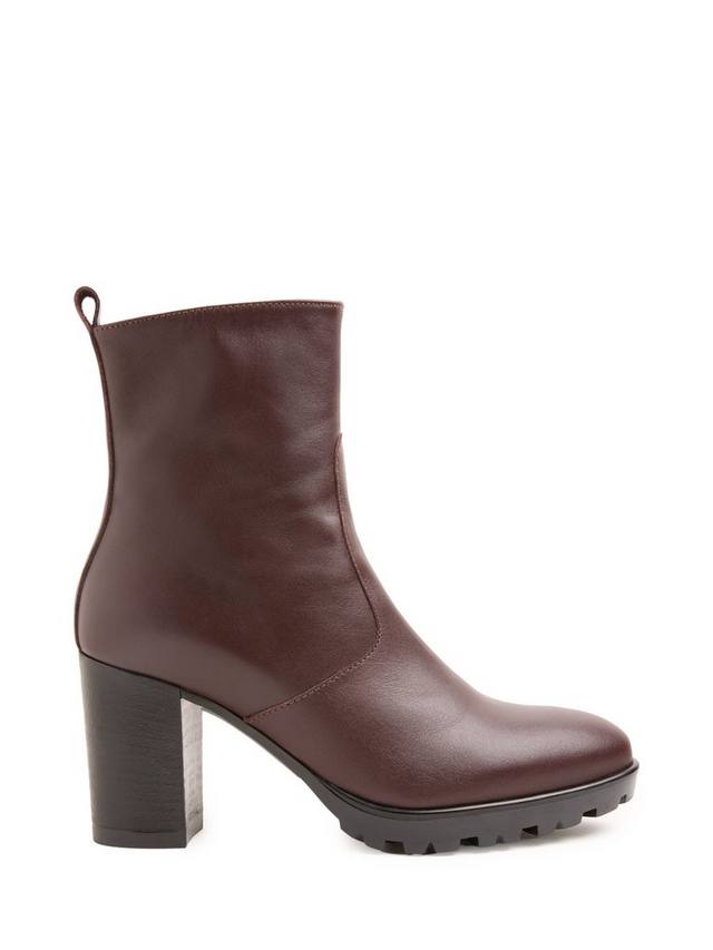 Кожаные ботинки на квадратном каблуке Celtic & Co., Oxblood