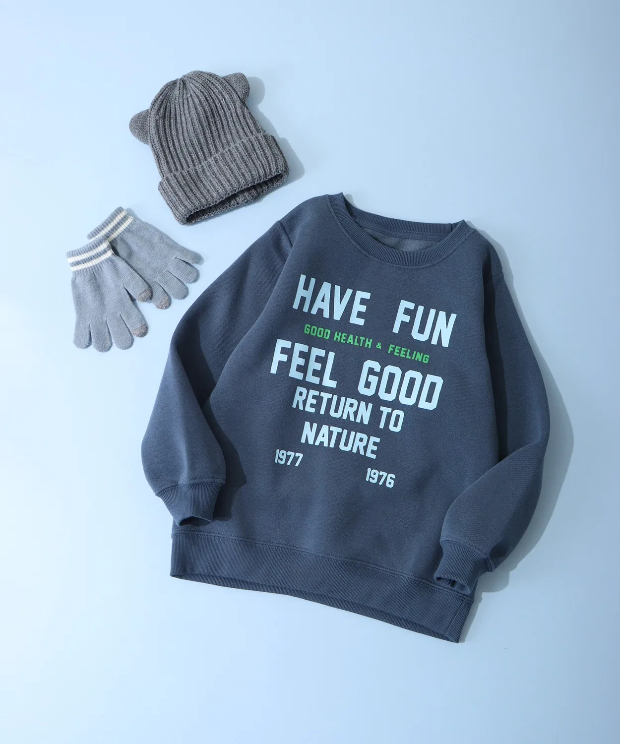 Детский свитшот с длинным рукавомFUNALIVE, Blue