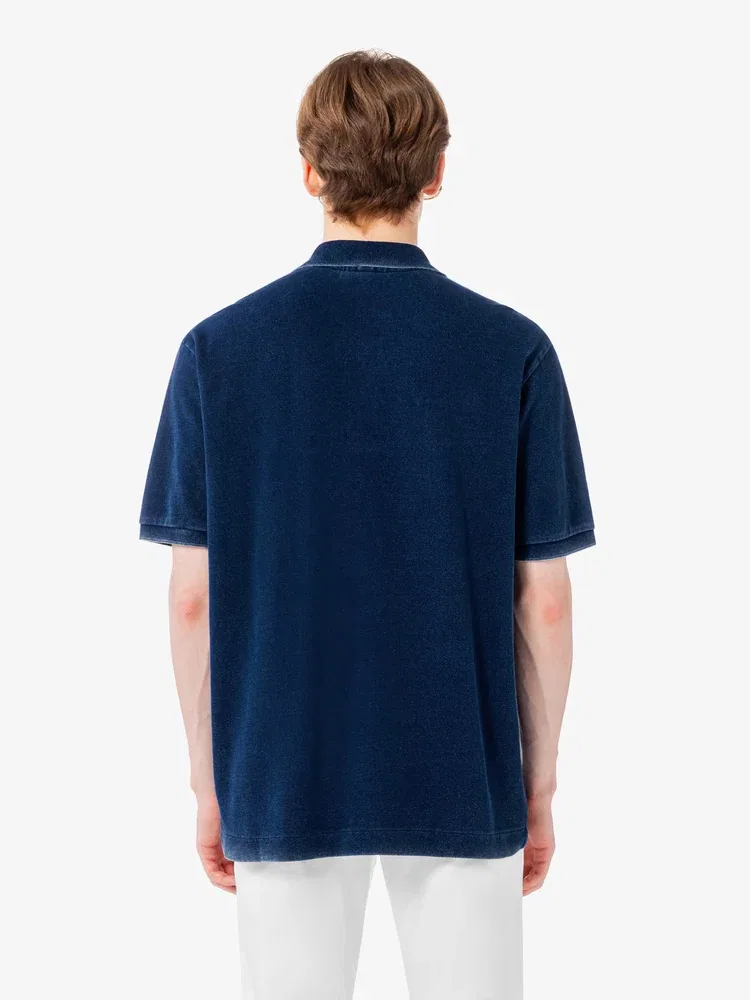 Футболка поло LACOSTE JP Indigo, Navy — фото 3