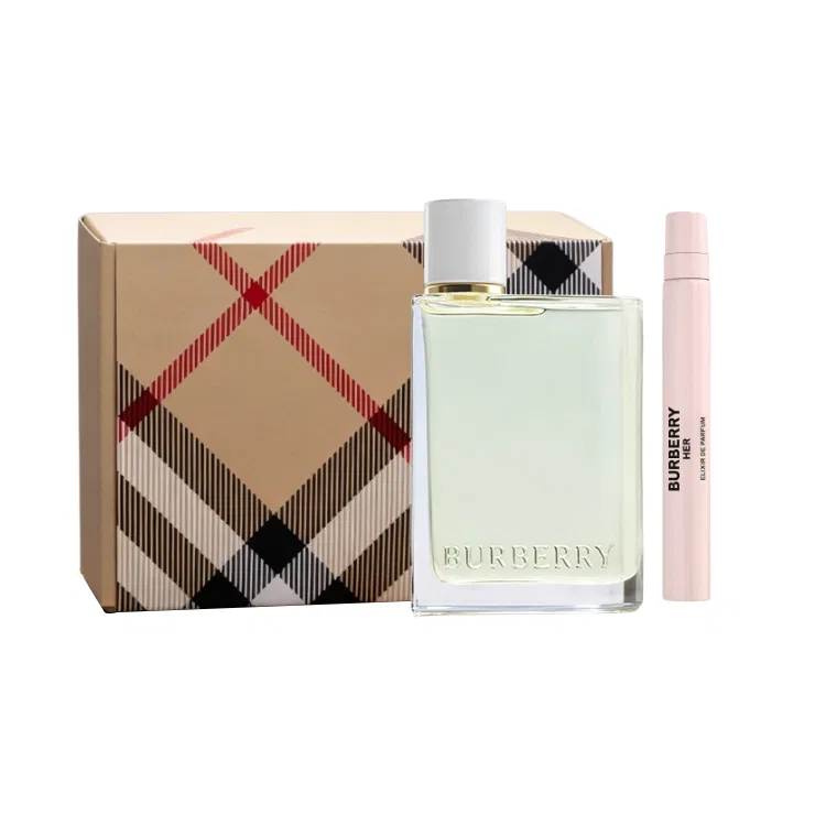 Женский набор духов Burberry, Floral & Fruity, 50мл+10мл, Flowers And Her Green Grape Gummies British Beloved Spring Box