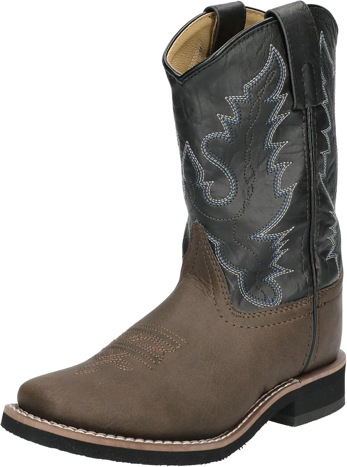 Детские ботинки для мальчиков с западным носком Monterey Series Smoky Mountain Boots, Brown/Black