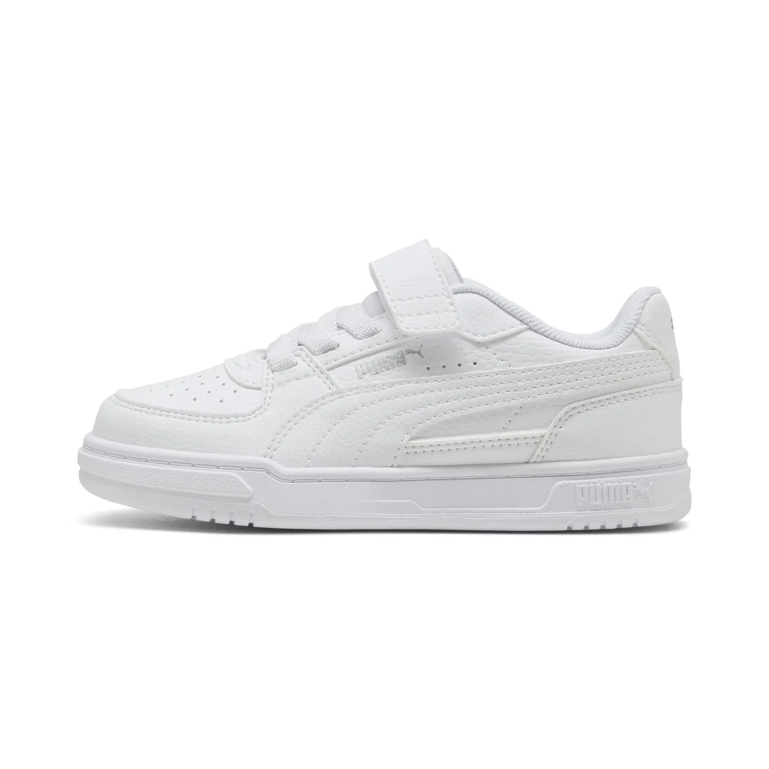 Детские кроссовки для мальчиков с закрытием на липучке PUMA Caven Iii Ac+ Ps PUMA White PUMA Silver — фото 3