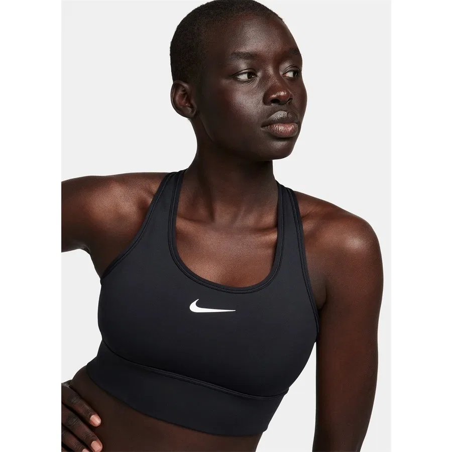 Спортивный бюстгальтер без рукавов Nike, M, Черный — фото 2
