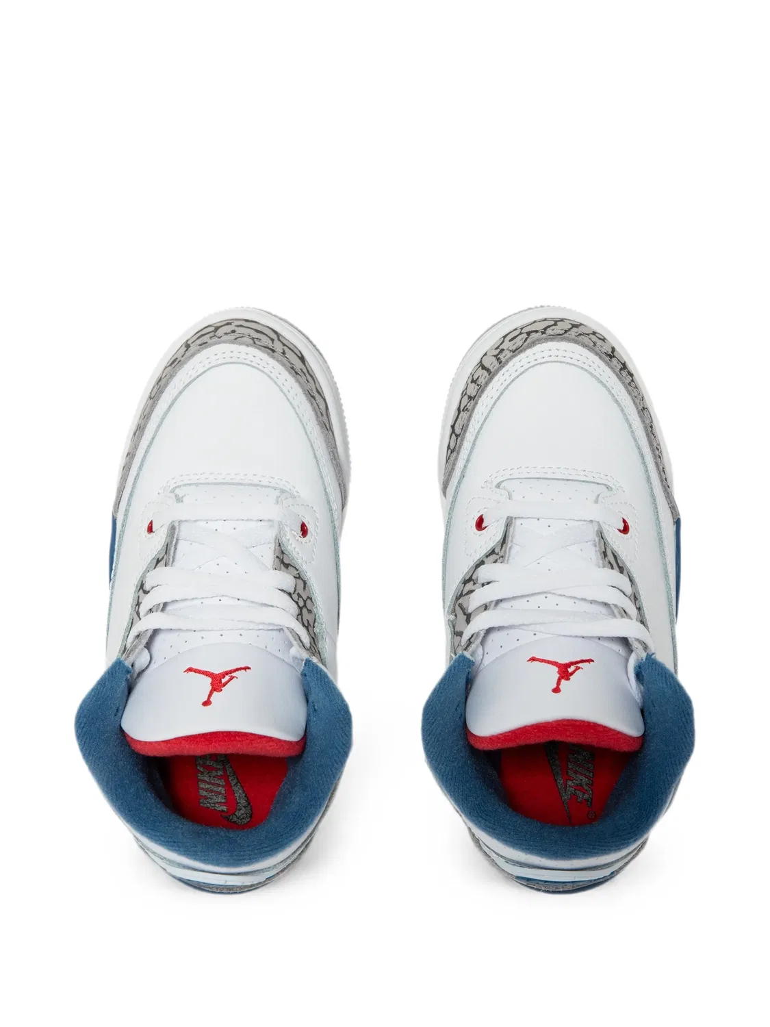 Кеды Jordan 3 Retro с принтом Jordan Kids, белый — фото 4