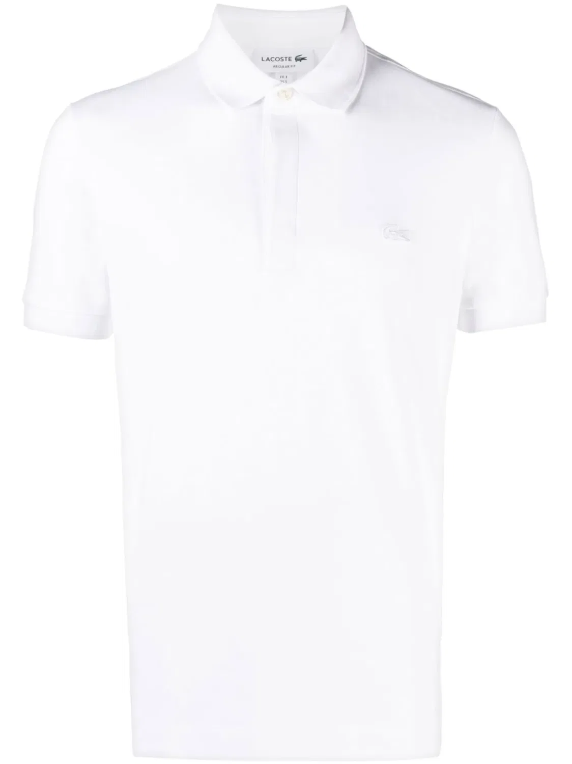 Поло с логотипом Lacoste, белый