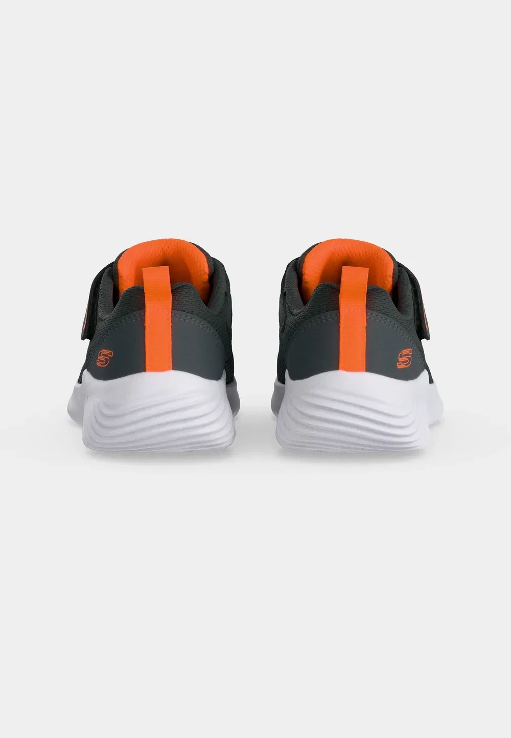 Баундер - кроссовки Skechers, Charcoal/Orange — фото 4