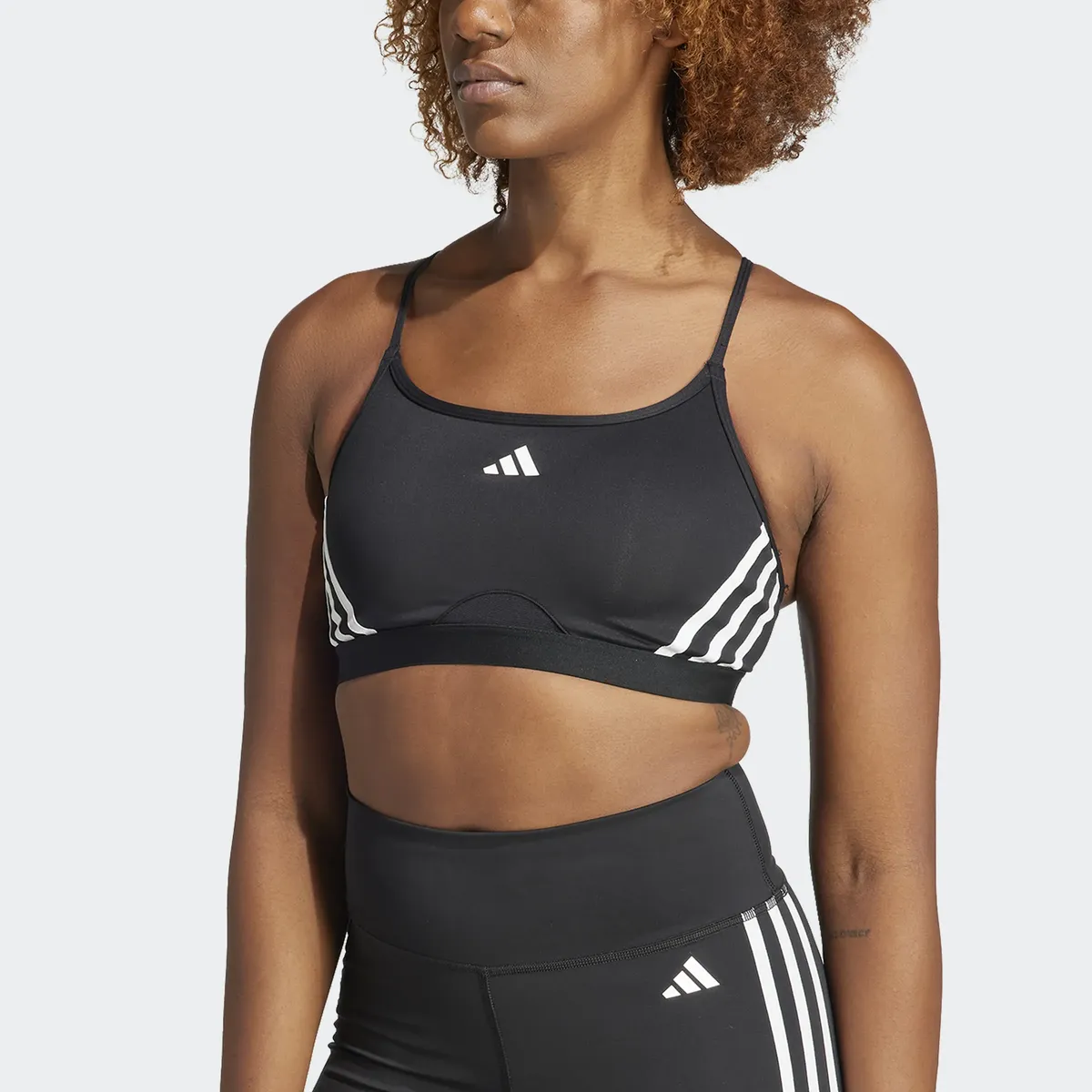 

Спортивный бюстгальтер adidas Performance "AERCT LS 3S BRA", черный