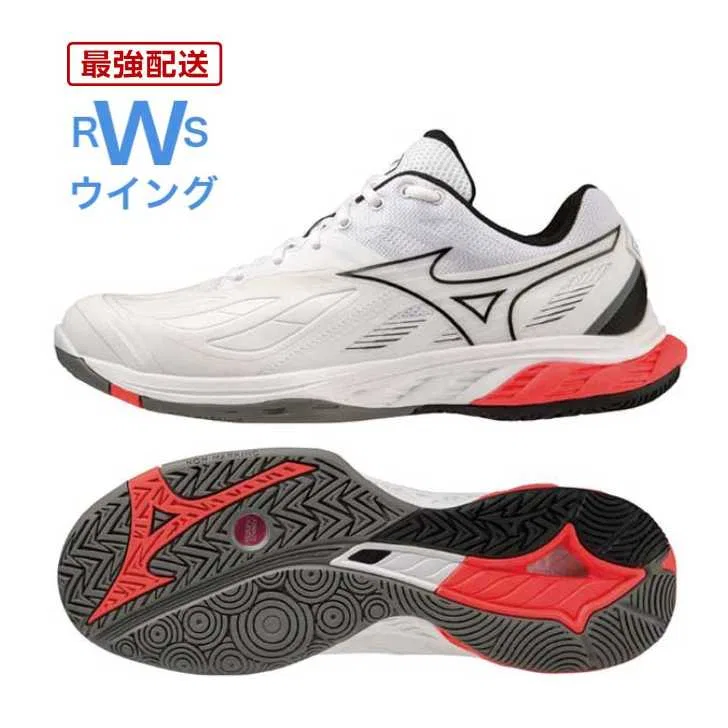 Бадминтонные кроссовки «Wave Fang 2» от Mizuno, White/Black/Pink